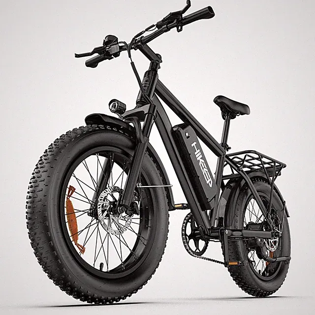 26" x 4.0 Electric Mountain Bike Fat Tire Ebike 1500W Peak 48V 15.6Ah for Adults