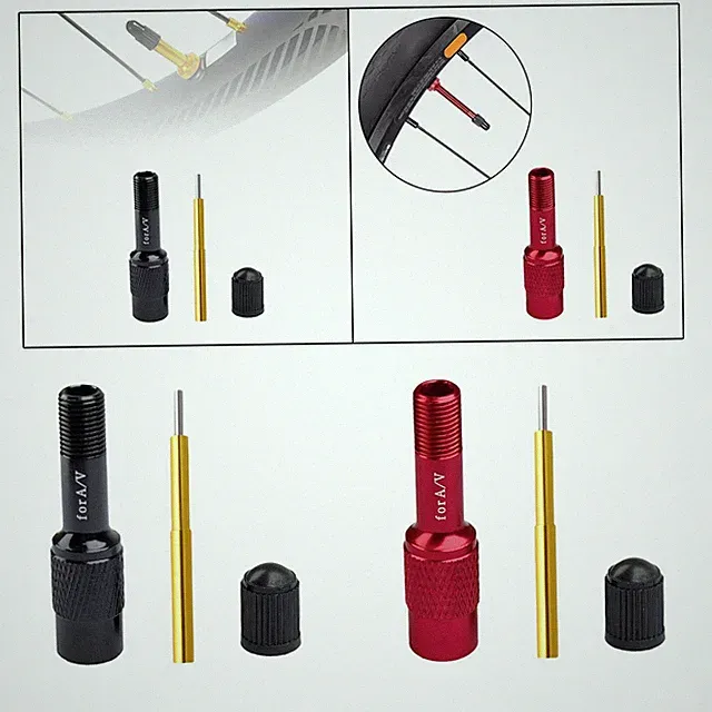 Bike Fork Valve Pump Adapter, Extension Converter Nozzle, Easy to Install