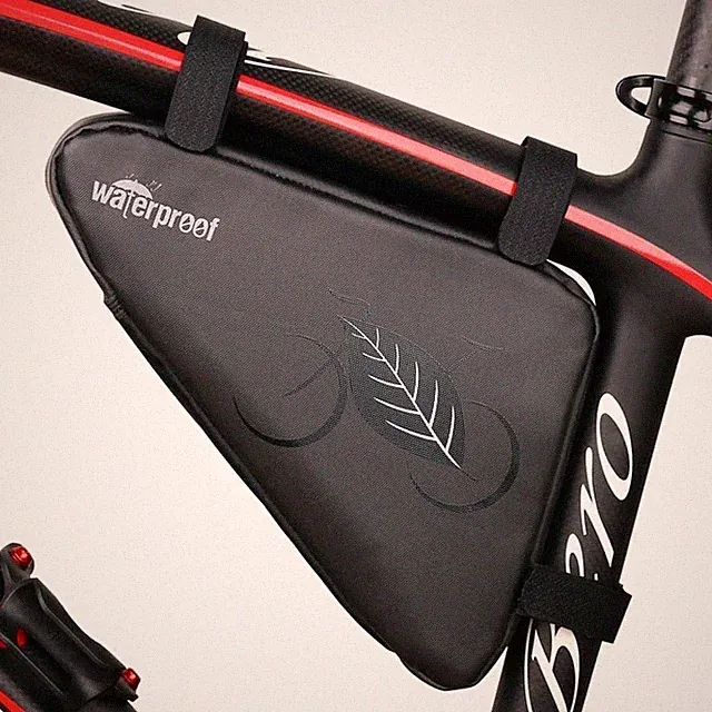 Bike Frame Bag 2L Waterproof Cycling Accessories Storage Pouch MTB Road