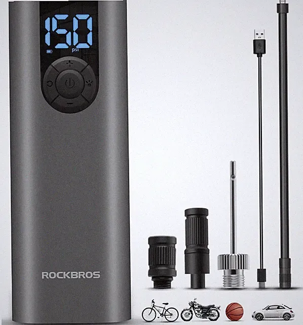 Car Electric Air Pump Bike Motorcycle Tire Inflator Portable Auto Air Compressor
