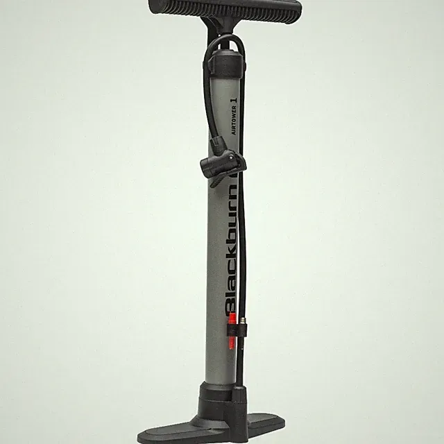 High Pressure Bicycle Floor Pump with Gauge for Presta and Schrader Valves