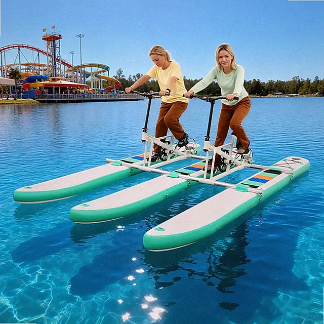 Inflatable pedal boats, inflatable water bicycles, tandem water bicycles