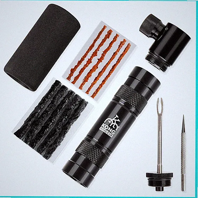 Kits, Presta and Schrader Valve Compatible, CO2 Bike Tire Pump for Mountain a...