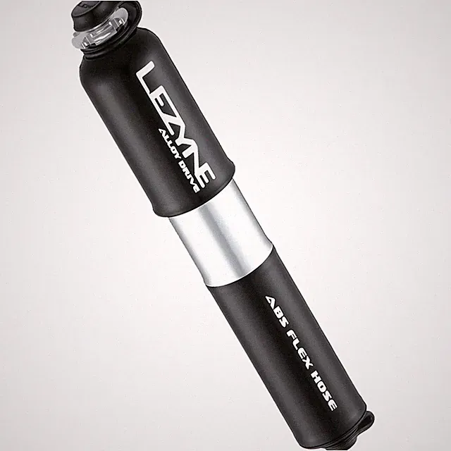LEZYNE Alloy Drive S Gloss Black Bike Pump (1-MP-ALLDR-V2S04)