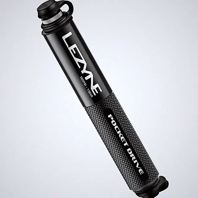 LEZYNE Pocket Drive Compact Aluminum High Pressure Bicycle Hand Pump - Options