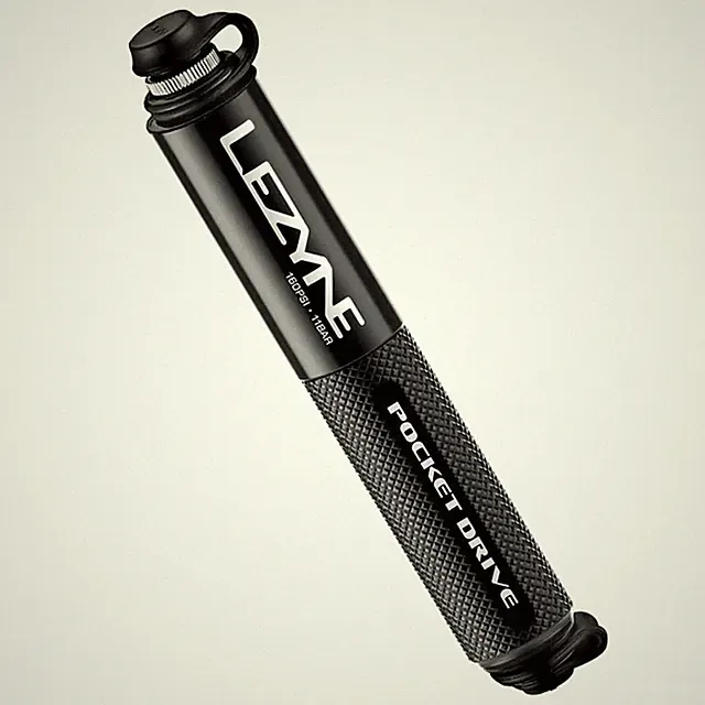 LEZYNE Pocket Drive HP Compact Bike Hand Pump, Pump-Only & Loaded Kit Options...