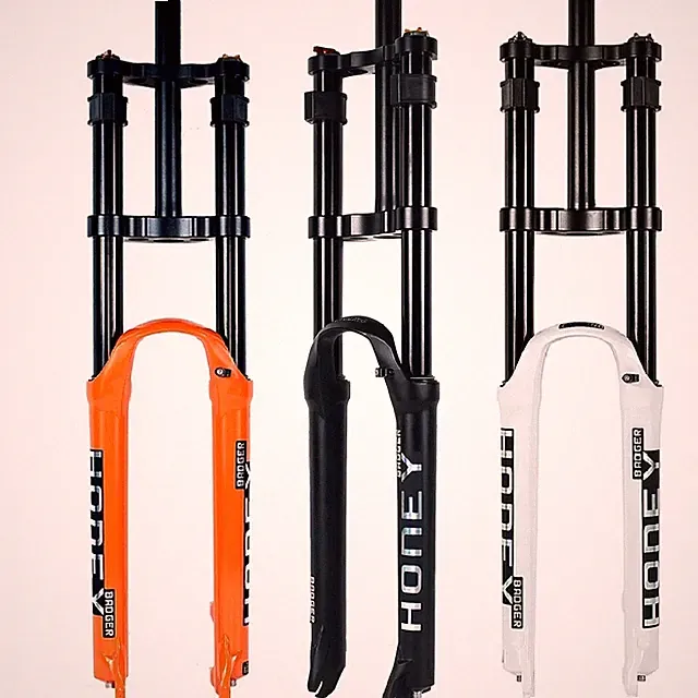Mountain Bike DH Shoulder Air Fork 26 27.5 29Inch Straight Tube Hand Lock Fork