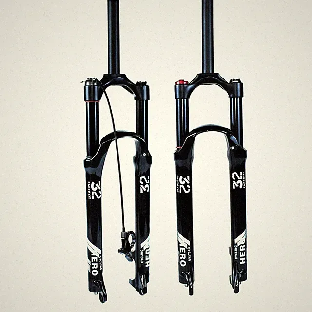 MTB Bicycle 140mm Travel Air Fork 26/27.5/29er Shoulder/Remote Lockout Fork
