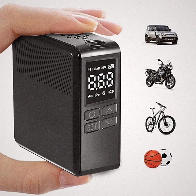 MVTECH Electric Bike Tire Pump 150PSI Mini Air Inflator Portable