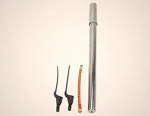 NEW! ABSOLUTE BICYCLE STEEL FRAME PUMP IN CHROME.