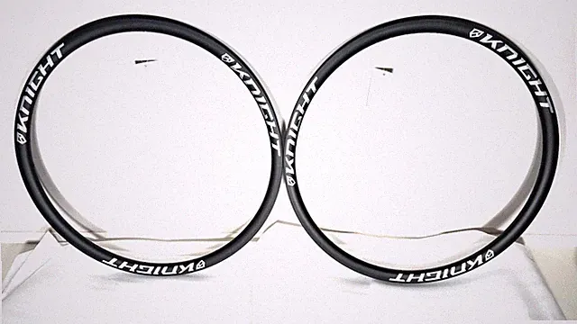 PAIR (2) Knight 35 TLA 700c CARBON AERO DISC 24H ALL/ROAD TUBELESS