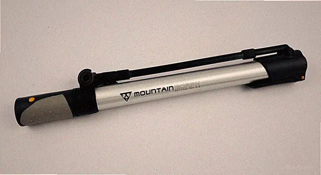 Topeak Mountain Morph Portable Bike Pump - Silver/Black - MTB Hybrid Floor Pump