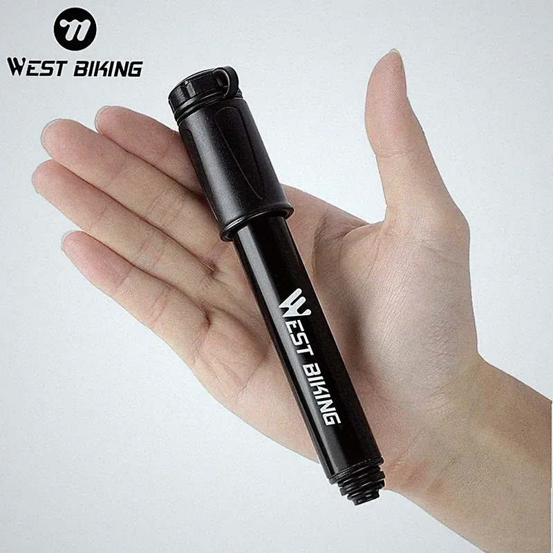WEST BIKING Portable Mini Hand Bike Pump Cycling Bicycle Air Inflator Ball Pump